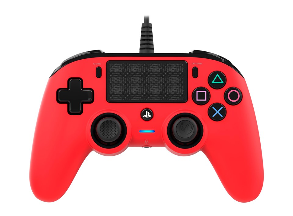NACON PS4OFCPADRED periferica di gioco Rosso Gamepad Analogico/Digitale PlayStation 4