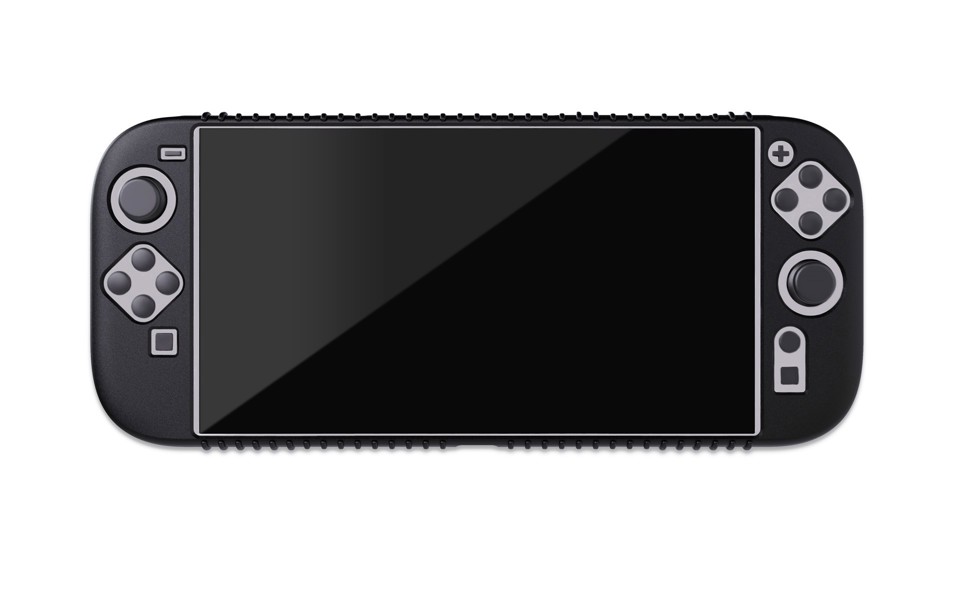 NACON SWITCHNEWGLOVEBLACK custodia per console portatile Cover Nintendo Silicone Nero