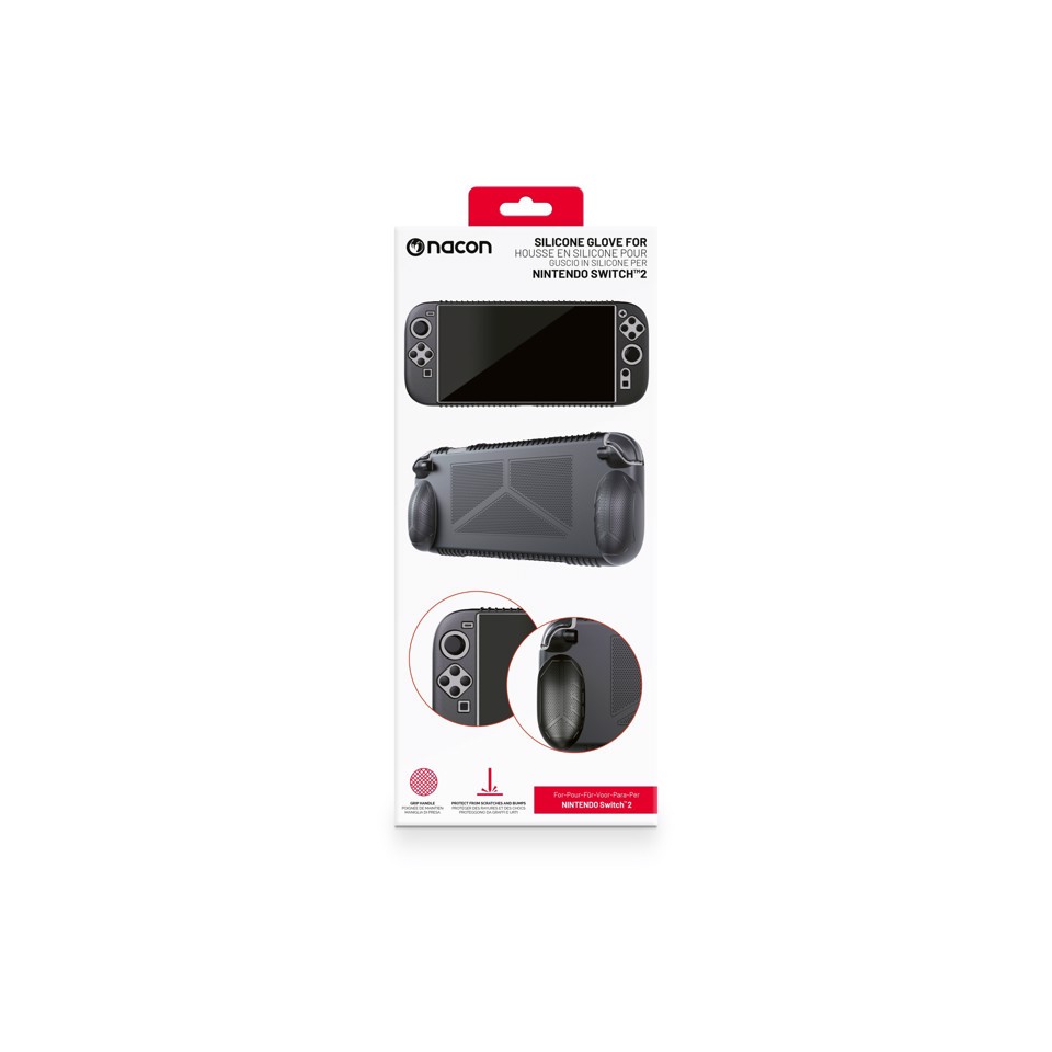 NACON SWITCHNEWGLOVEBLACK custodia per console portatile Cover Nintendo Silicone Nero