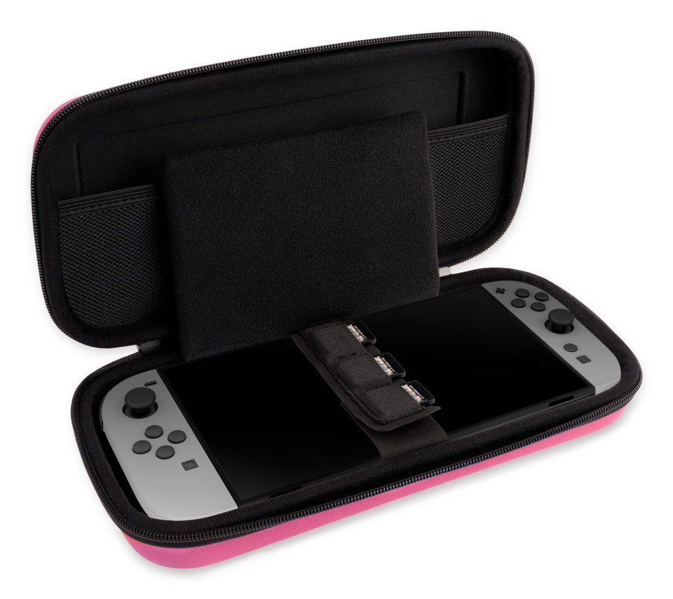 NACON SWITCHNEWPOUCHLPINK Custodia rigida Nintendo Rosa