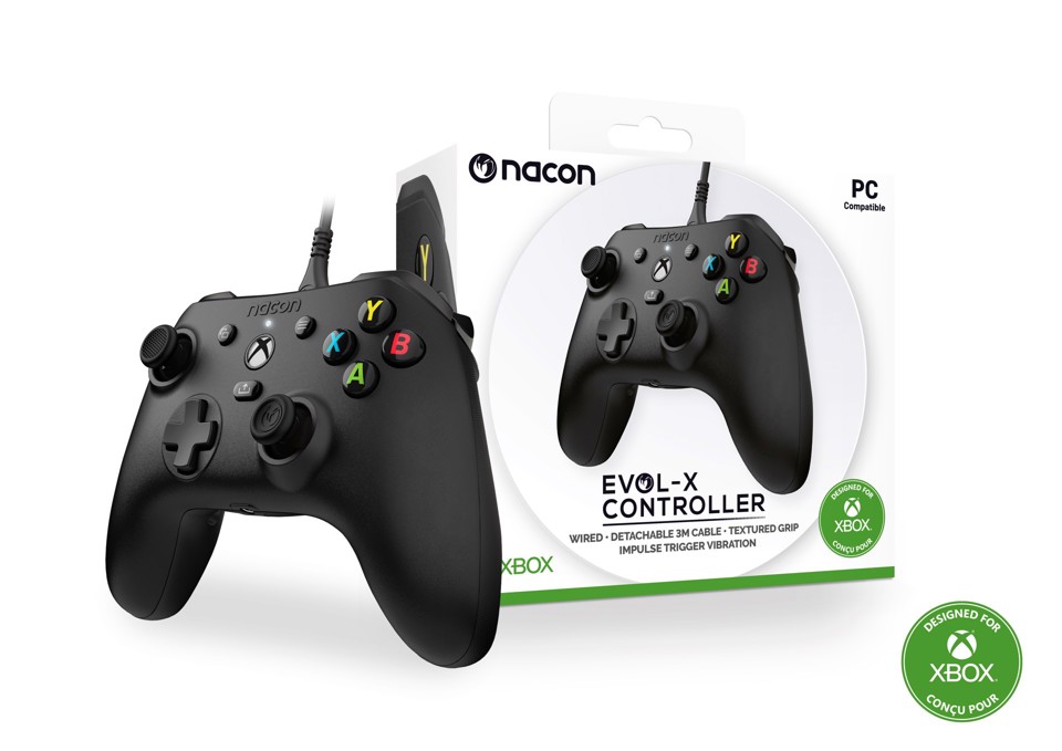 NACON XBXEVOL-X periferica di gioco Nero USB Gamepad Xbox