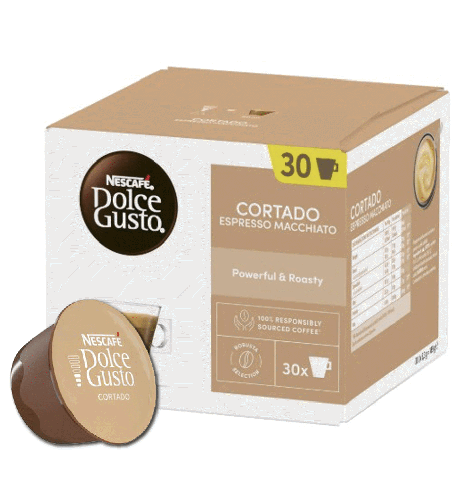 Nescafé Dolce Gusto Caffè Cortado Espresso Macchiato 30 Capsule