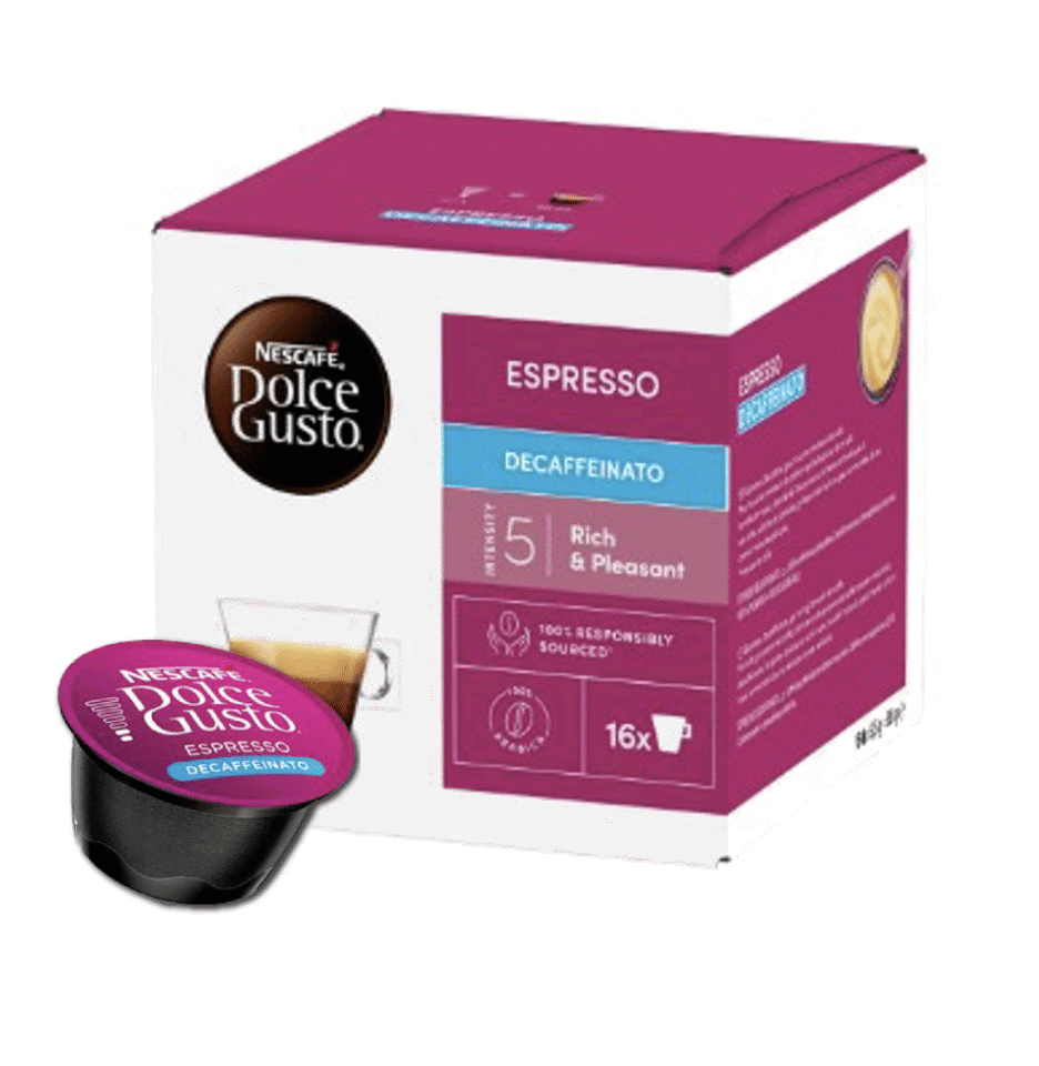 Nescafé Dolce Gusto Caffè Espresso Decaffeinato 16 Capsule