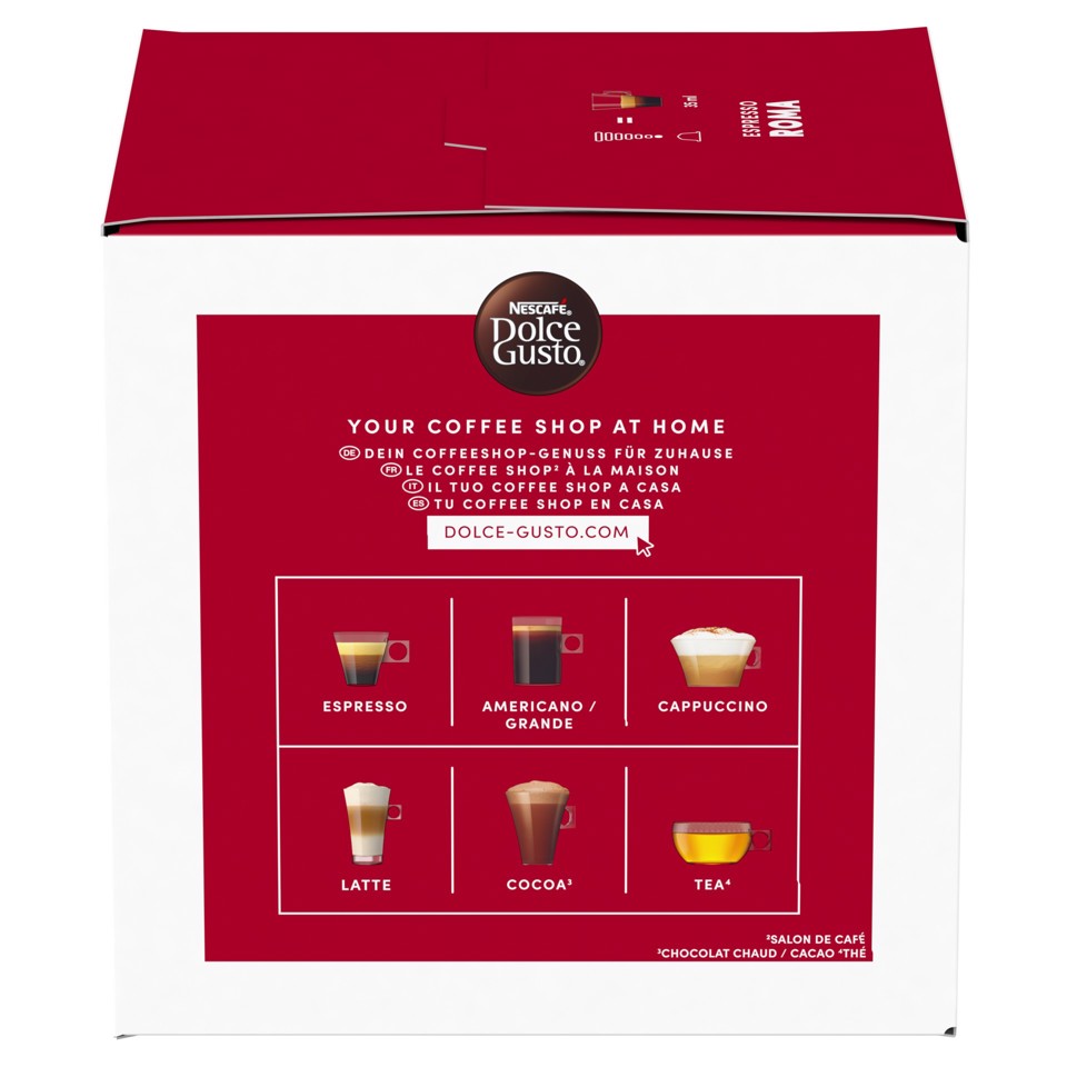 Nescafé Dolce Gusto Caffè Espresso Roma 16 Capsule
