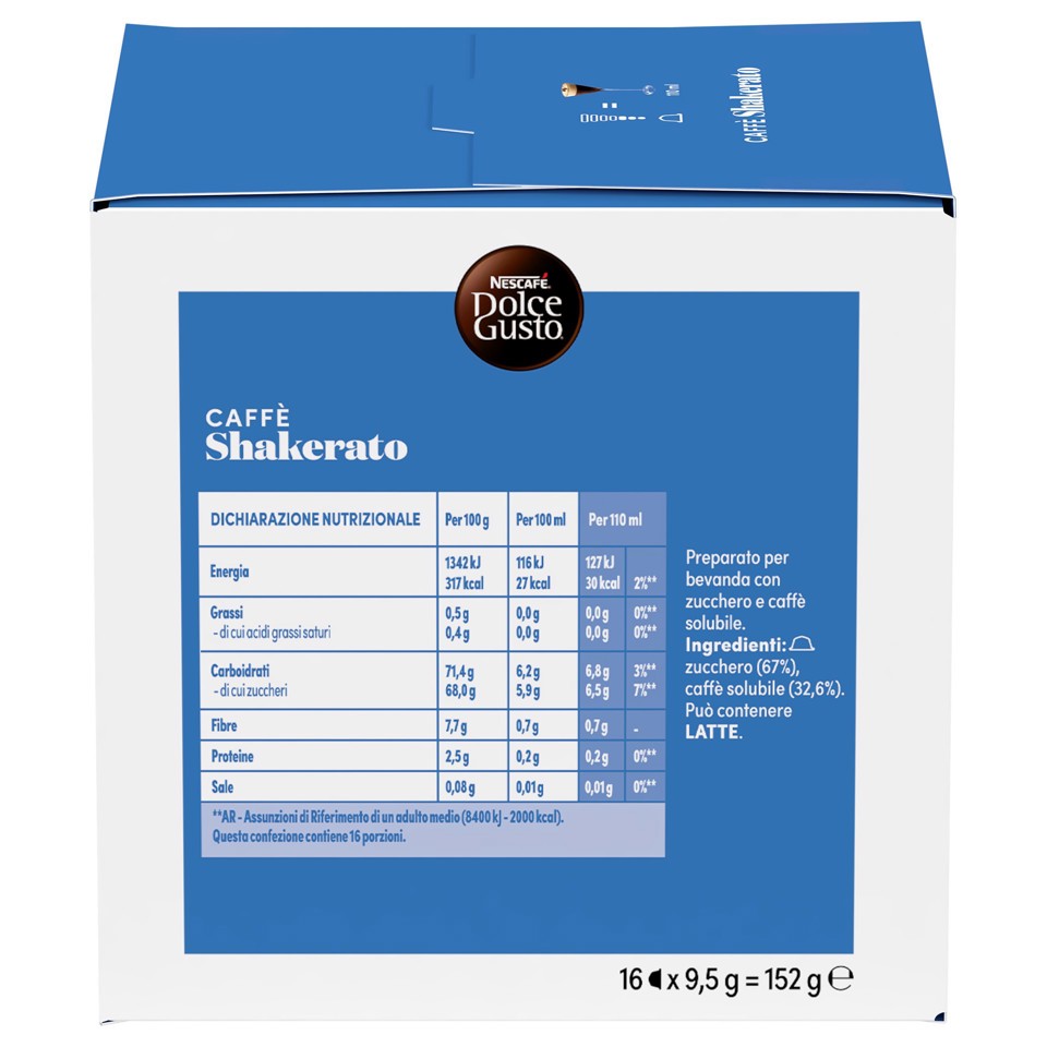 Nescafé Dolce Gusto Caffè Shakerato 16 Capsule