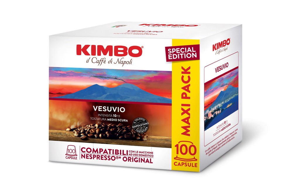 Kimbo Capsule per Nespresso Vesuvio 100 pz