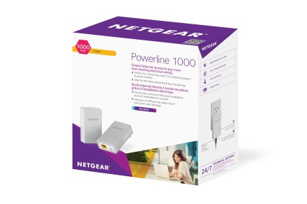 Netgear PL1000 1000 Mbit/s Collegamento ethernet LAN Bianco 2 pezzo(i)