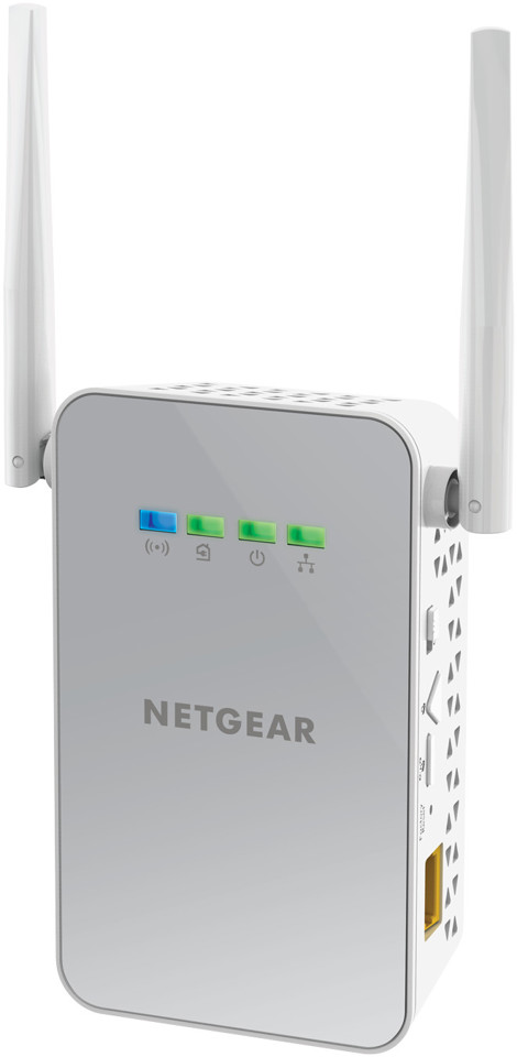Netgear PowerLINE 1000 + WiFi 1000 Mbit/s Collegamento ethernet LAN Wi-Fi Bianco 2 pezzo(i)