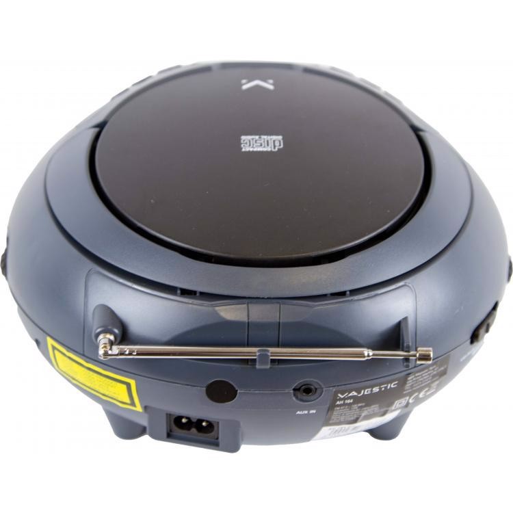 New Majestic AH 164 BK Analogico 2 W FM Nero, Blu Riproduzione MP3