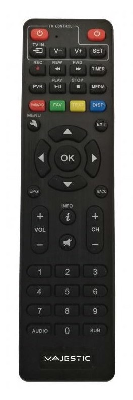 New Majestic DEC 265 SAT Cavo HD Nero