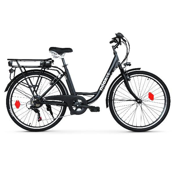 Nilox Bici Elettrica J5 Nera e Acciaio 66 cm (26") 22 kg