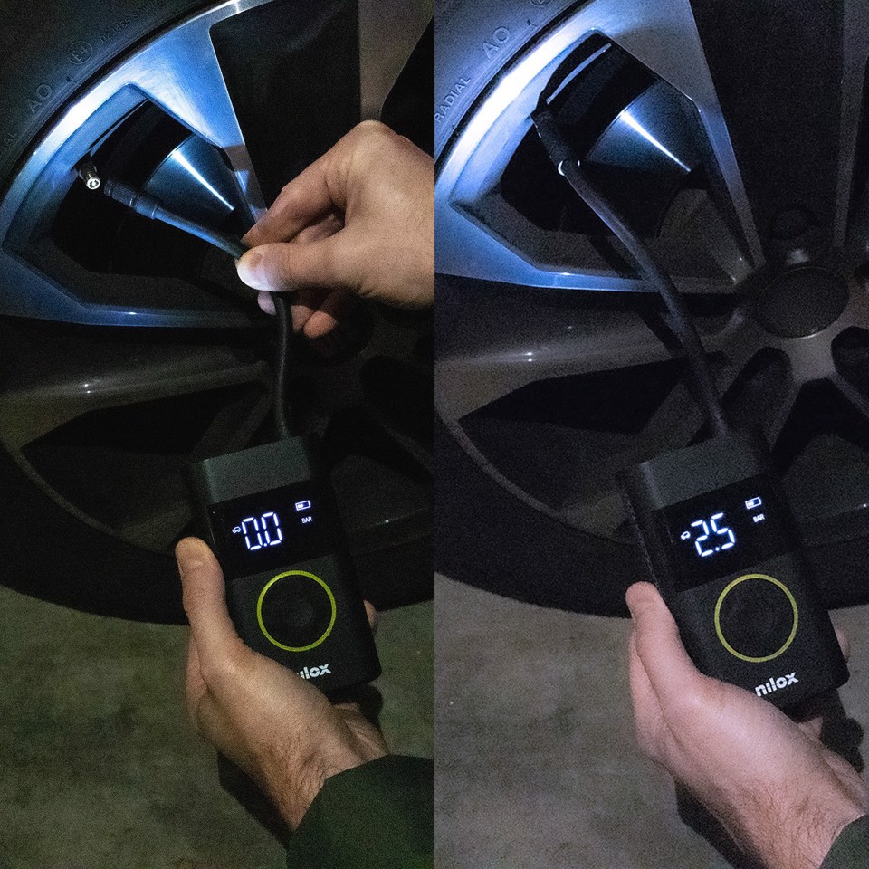 Nilox NXAIRPUMP pompa ad aria elettrica 10 bar