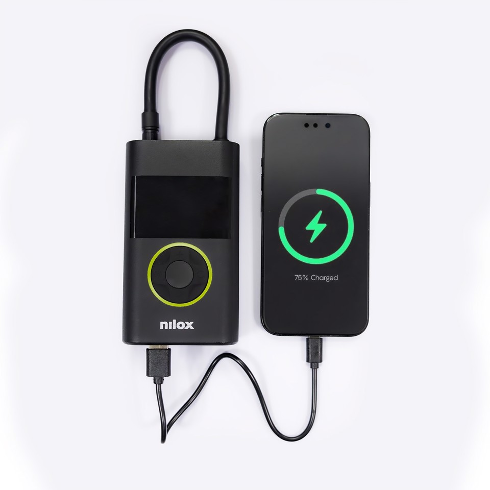 Nilox NXAIRPUMP pompa ad aria elettrica 10 bar