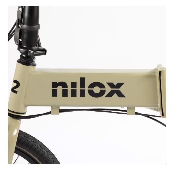 Nilox NXEBJ2 bicicletta elettrica Grigio Acciaio 40,6 cm (16") 19,5 kg Litio