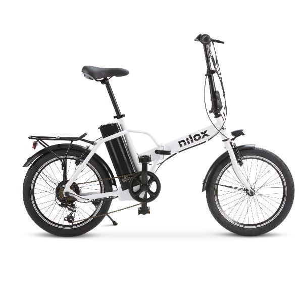 Nilox URBAN - eBike J1 Pro Bianco Acciaio 50,8 cm (20") 23,5 kg