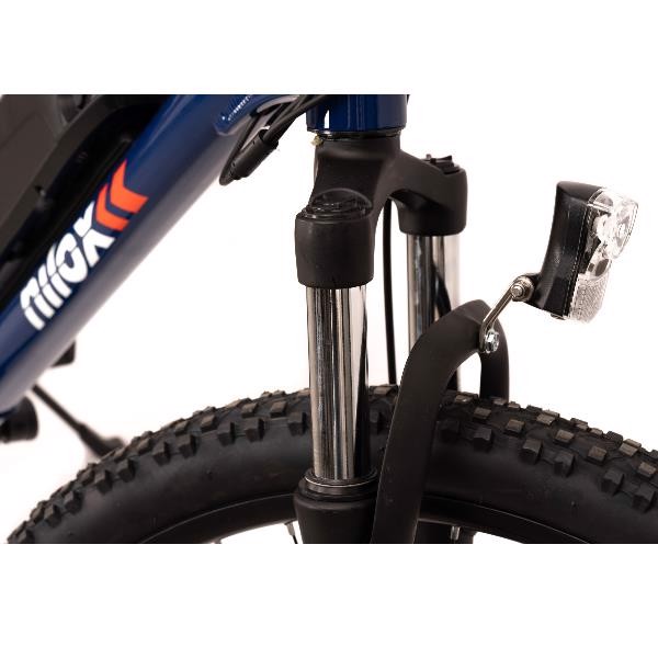 Nilox Bici Elettrica X6 PLUS Nero, Blu Alluminio 5,33 cm (2.1") 21 kg