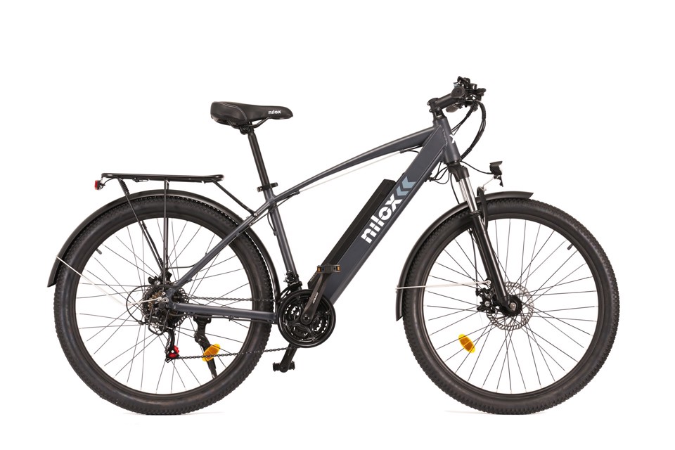 Nilox  Bici Elettrica X7 Plus Nero, Grigio Alluminio 69,8 cm (27.5") 23 kg Litio