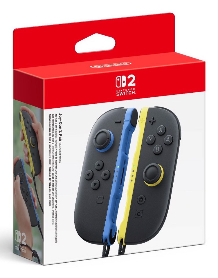 Nintendo Joy-Con 2 Nero, Blu, Giallo Bluetooth Gamepad Analogico/Digitale Nintendo Switch 2
