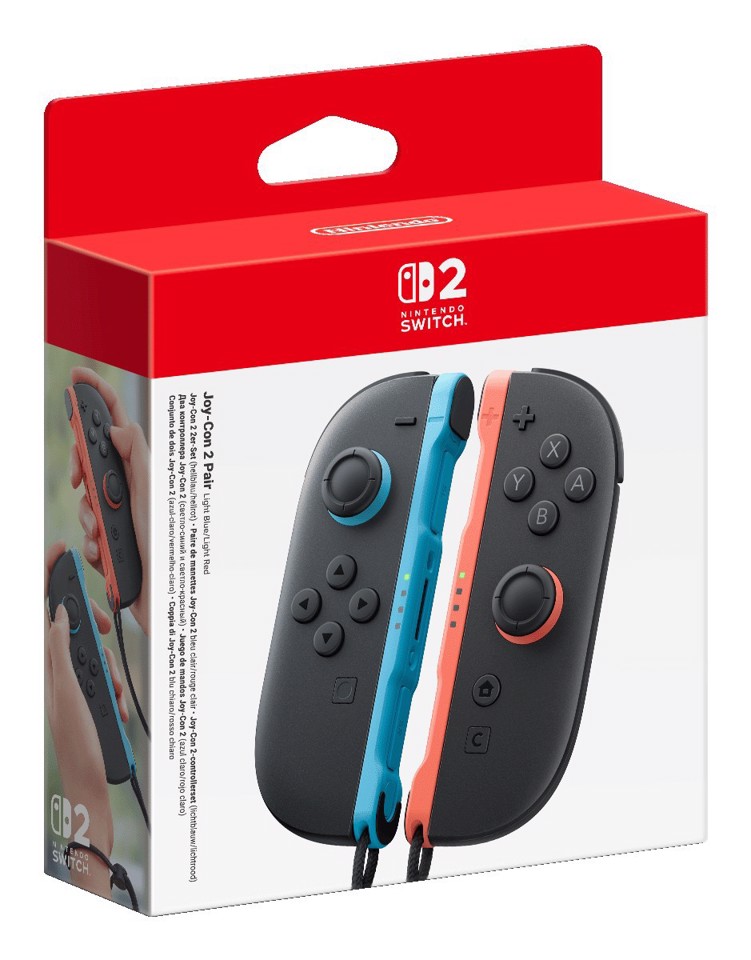 Nintendo Joy-Con 2 Nero, Blu, Rosso Bluetooth Joystick Analogico/Digitale Nintendo Switch 2