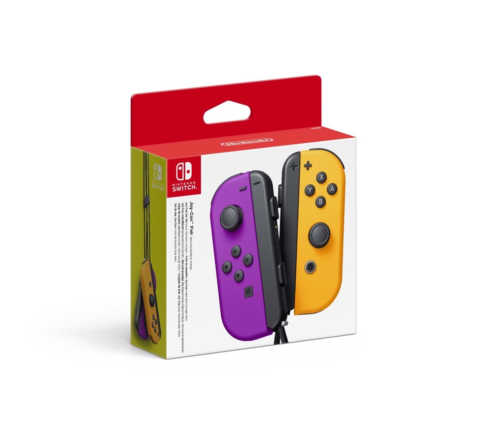 Nintendo Joy-Con Nero, Arancione, Porpora Bluetooth Gamepad Analogico/Digitale Nintendo Switch