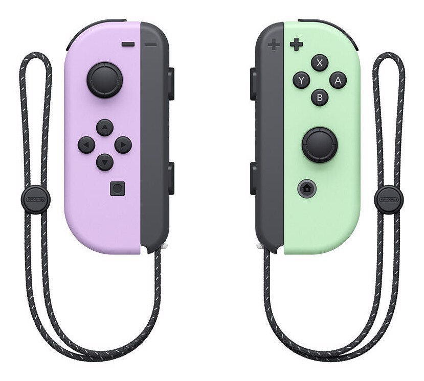 Nintendo Joy-Con Verde, Viola Bluetooth Gamepad Digitale Nintendo Switch, Nintendo Switch OLED