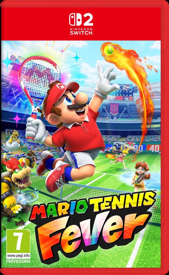 Nintendo Mario Tennis Fever NS2 Standard Cinese semplificato, Cinese tradizionale, Tedesca, DUT, Inglese, ESP, Francese, ITA, Giapponese, Coreano, Portoghese Nintendo Switch 2