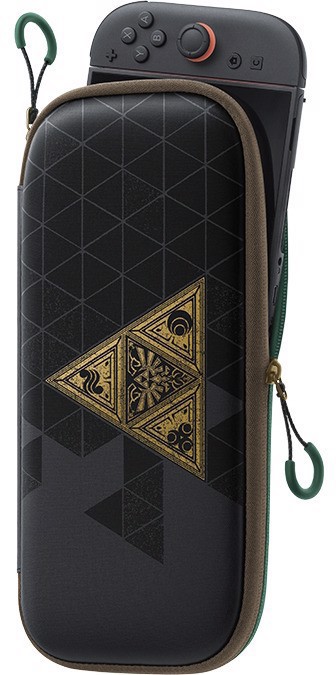Nintendo Switch 2 Carrying Case & Screen Protector - The Legend of Zelda - 40th Anniversary Edition Custodia rigida Nero, Verde
