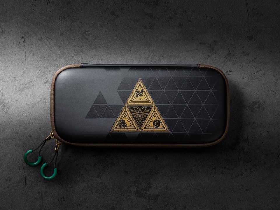 Nintendo Switch 2 Carrying Case & Screen Protector - The Legend of Zelda - 40th Anniversary Edition Custodia rigida Nero, Verde