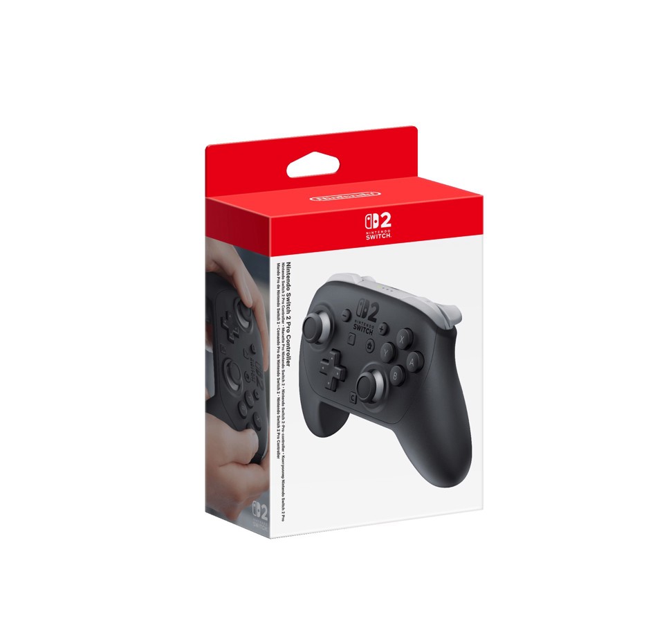 Nintendo Switch 2 Pro Controller Nero Bluetooth Gamepad Analogico/Digitale Nintendo Switch 2