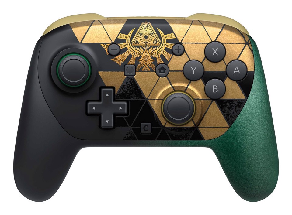 Nintendo Switch 2 Pro Controller - The Legend of Zelda - 40th Anniversary Edition Nero, Verde, Oro Bluetooth Gamepad Digitale Nintendo Switch 2