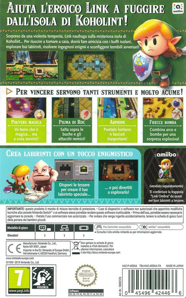 Nintendo The Legend of Zelda: Link's Awakening (SWI) Basic Nintendo Switch