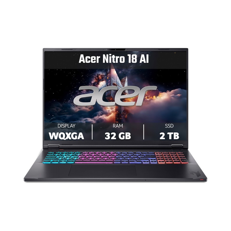 NOTEBOOK GAMING NITRO 18 AI AN18-61-R86B - 16 POLLICI - NERO