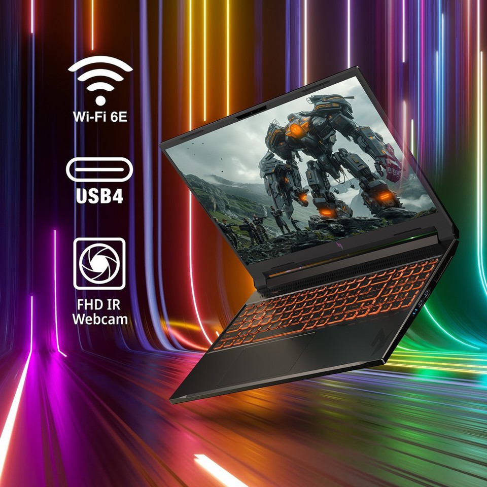 NOTEBOOK GAMING NITRO V 16 AI ANV16-61-R906 - 16 POLLICI - NERO