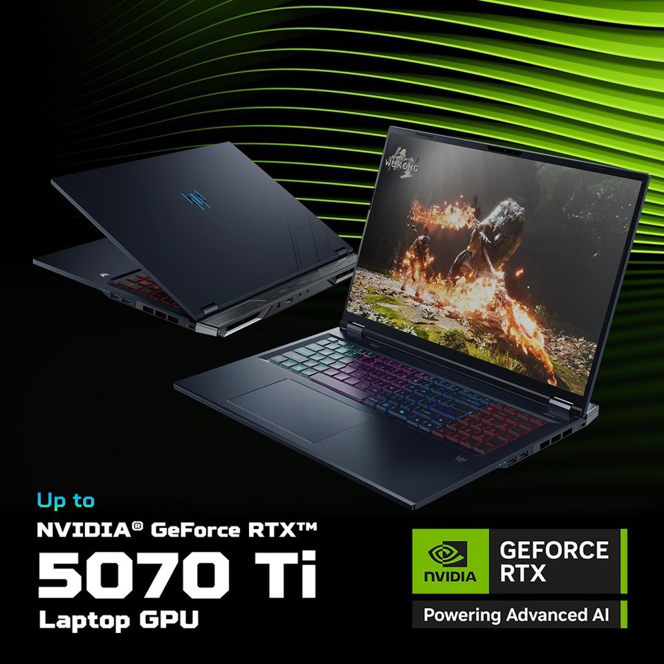 NOTEBOOK GAMING PREDATOR HELIOS NEO 18 AI PHN18-72-908E - 18 POLLICI - NERO