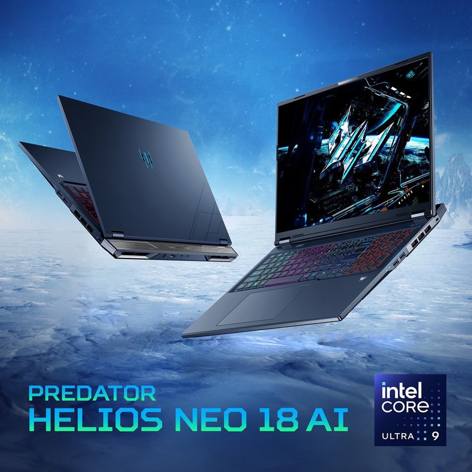 NOTEBOOK GAMING PREDATOR HELIOS NEO 18 AI PHN18-72-90YM - 18 POLLICI - NERO
