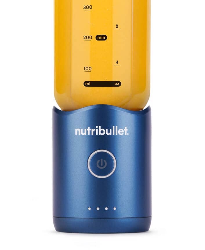 NutriBullet Flex – Mini Frullatore Compatto e Portatile, Ricaricabile USB-C, Smoothie Maker To Go, Blu (NBP013BL)