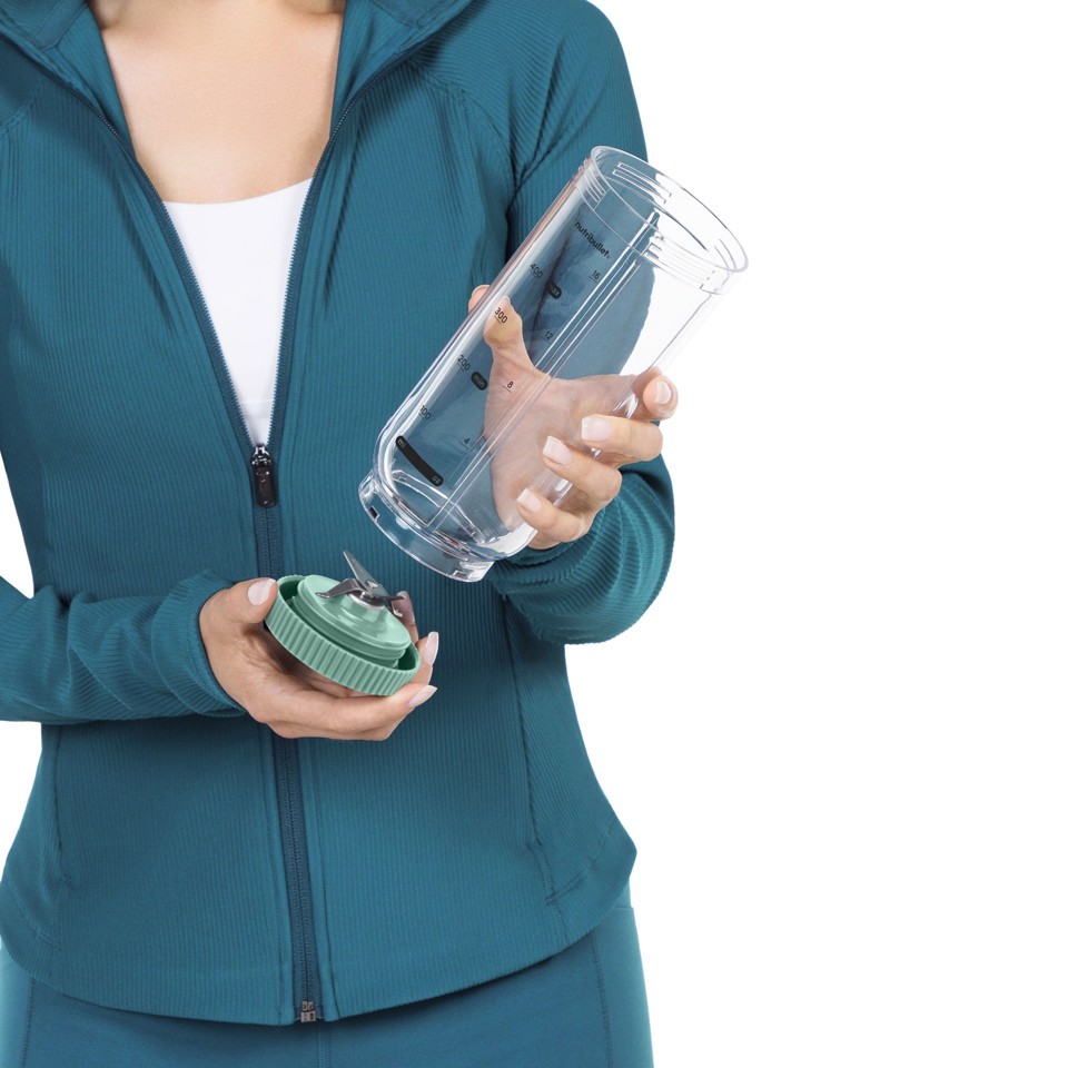 NutriBullet Flex – Mini Frullatore Compatto e Portatile, Ricaricabile USB-C, Smoothie Maker To Go, Verde (NBP013GR)
