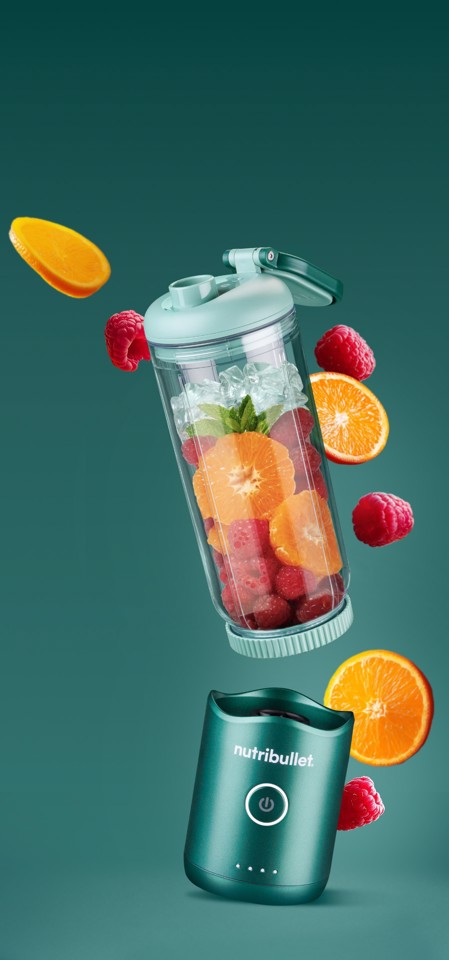 NutriBullet Flex – Mini Frullatore Compatto e Portatile, Ricaricabile USB-C, Smoothie Maker To Go, Verde (NBP013GR)