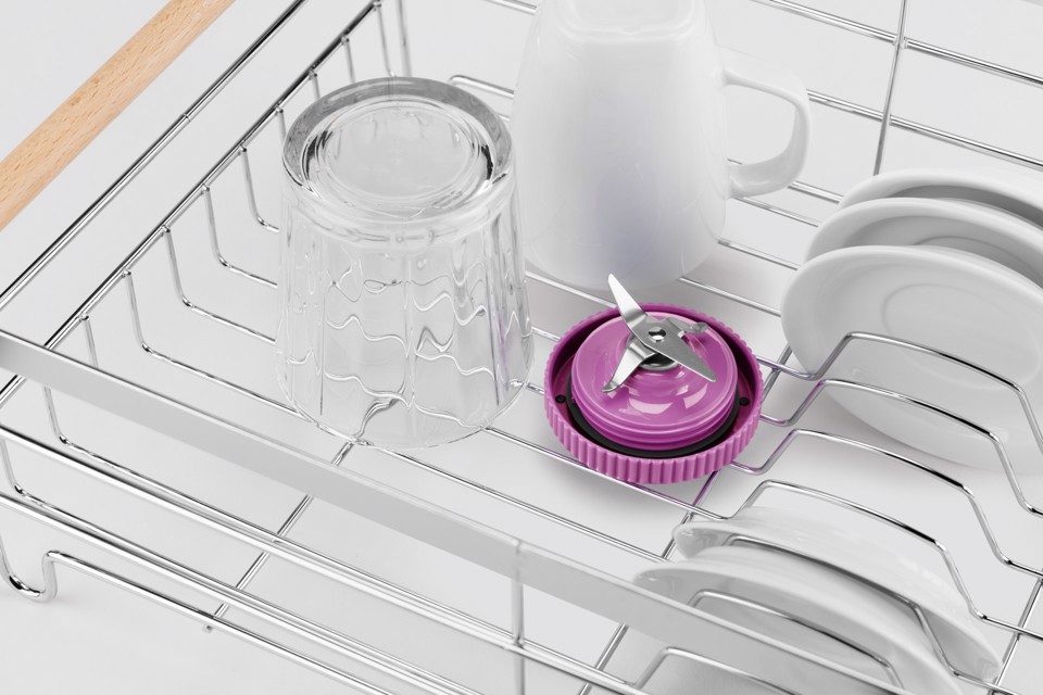 NutriBullet Flex – Mini Frullatore Compatto e Portatile, Ricaricabile USB-C, Smoothie Maker To Go, Viola (NBP013VT)