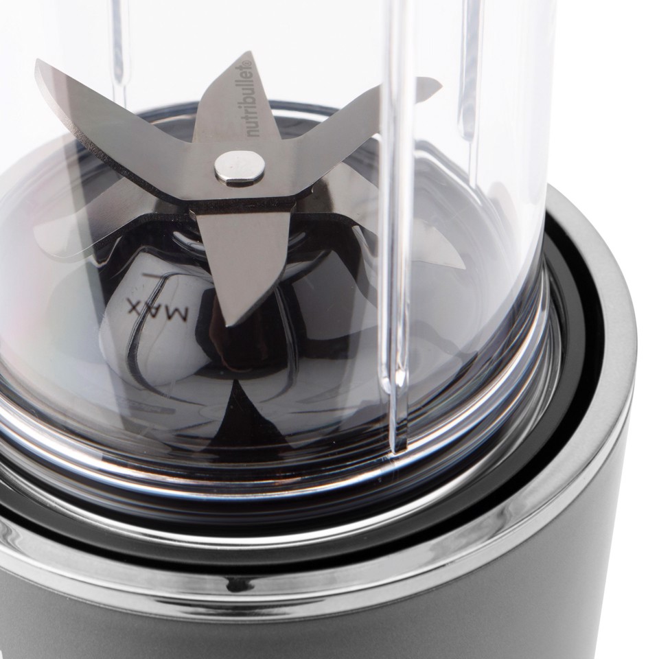 NutriBullet NB1206DGCC 0,9 L Frullatore da tavolo 1200 W Nero, Trasparente