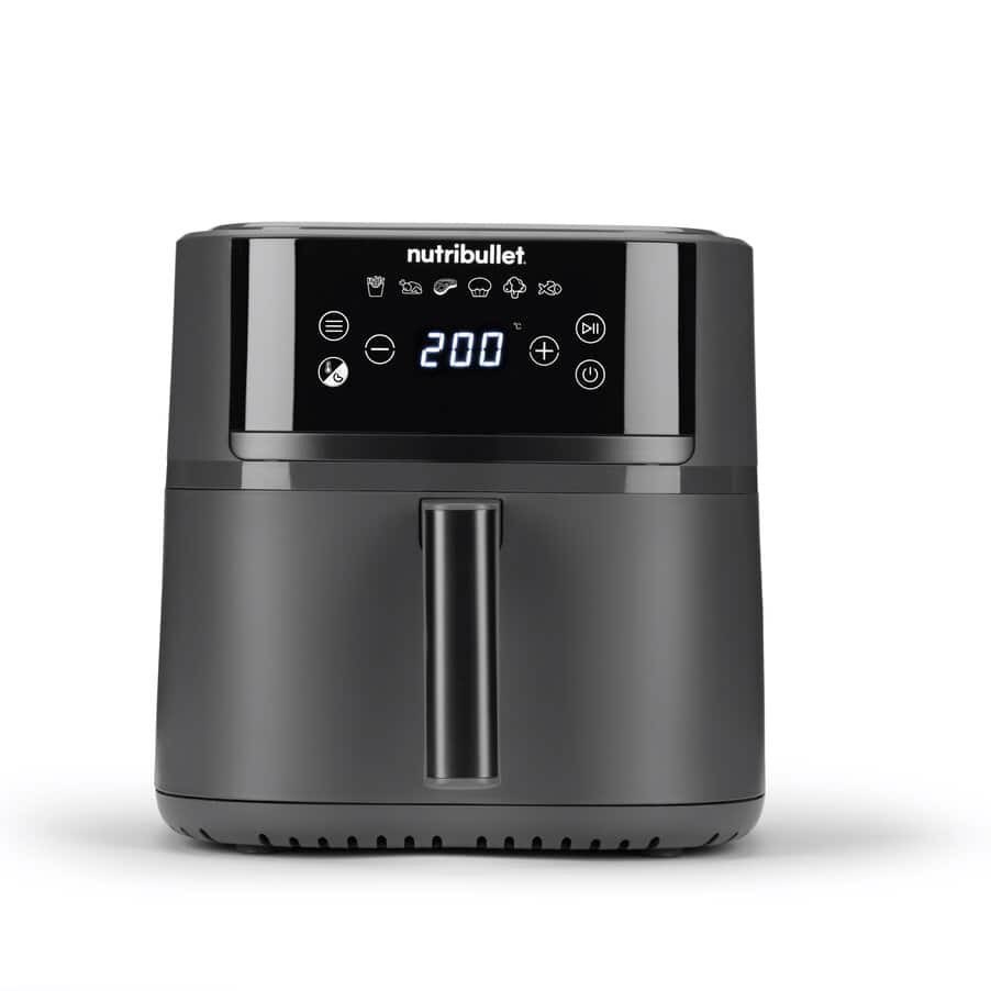 NutriBullet NBA0611DG friggitrice Singolo 6 L Indipendente 1700 W Friggitrice ad aria calda Grigio
