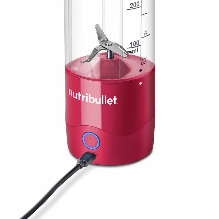 NutriBullet Portable – Mini Frullatore Compatto e Portatile, Ricaricabile USB-C, Smoothie Maker, Magenta (NBP003MA)