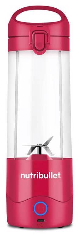 NutriBullet Portable – Mini Frullatore Compatto e Portatile, Ricaricabile USB-C, Smoothie Maker, Magenta (NBP003MA)