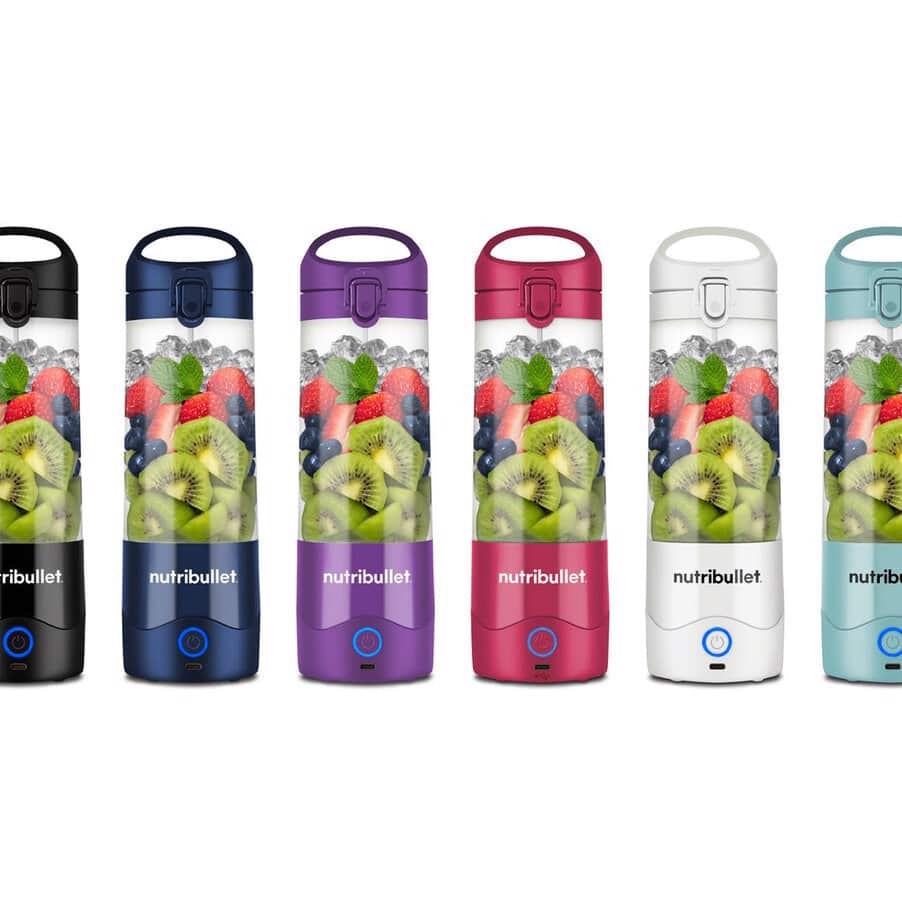 NutriBullet Portable – Mini Frullatore Compatto e Portatile, Ricaricabile USB-C, Smoothie Maker, Magenta (NBP003MA)