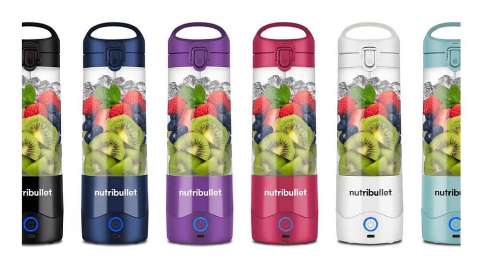 NutriBullet Portable – Mini Frullatore Compatto e Portatile, Ricaricabile USB-C, Smoothie Maker, Viola (NBP003PU)