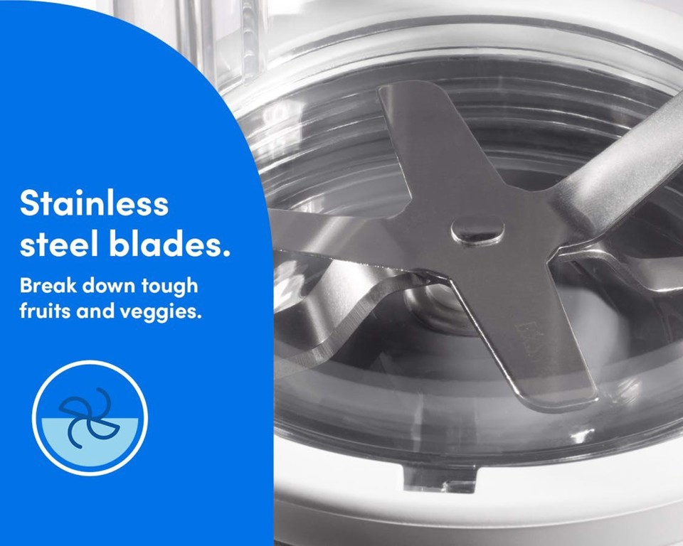 NutriBullet Pro 900 0,9 L Frullatore per sportivi 900 W Bianco