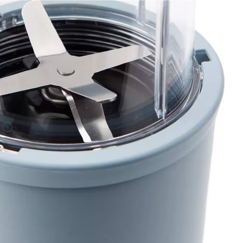 NutriBullet Pro – Frullatore Compatto e Potente, Estrattore di Nutrienti, Smoothie Maker, 900W, Azzurro Opaco (NB907MASL)