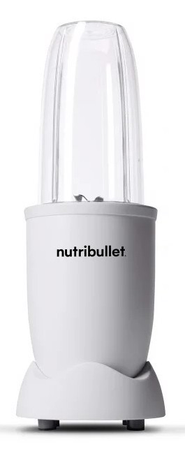 NutriBullet Pro – Frullatore Compatto e Potente, Estrattore di Nutrienti, Smoothie Maker, 900W, Bianco Opaco (NB907MAW)