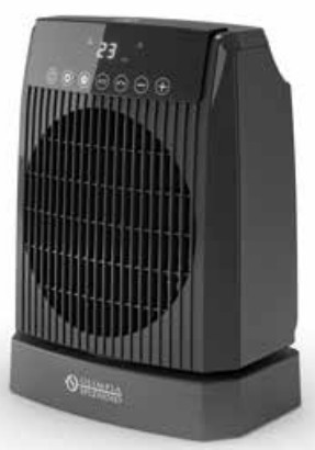 Olimpia Splendid Caldo Soul Interno Nero 2000 W Riscaldatore ambiente elettrico con ventilatore