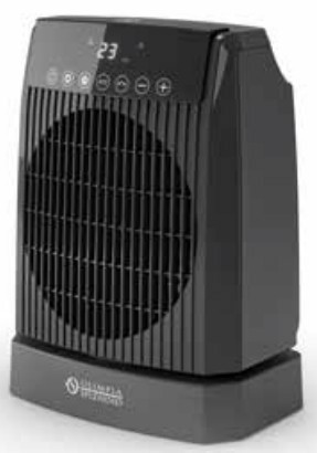 Olimpia Splendid Caldo Soul Interno Nero 2000 W Riscaldatore ambiente elettrico con ventilatore